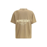 Represent Brown Cotton T-Shirt